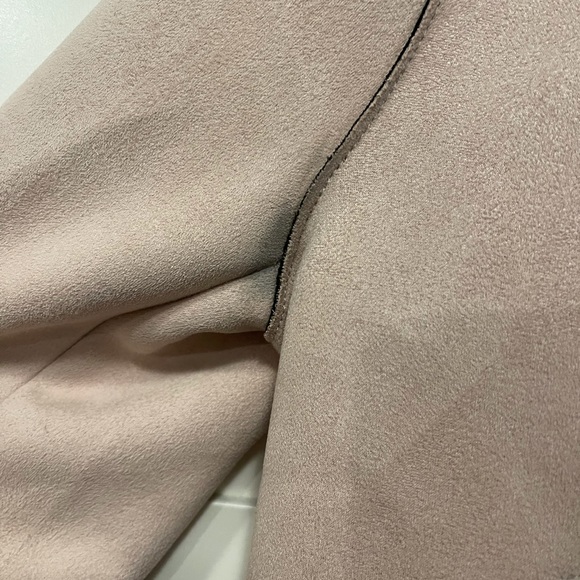 Zara pink faux suede biker jacket - Picture 6 of 6